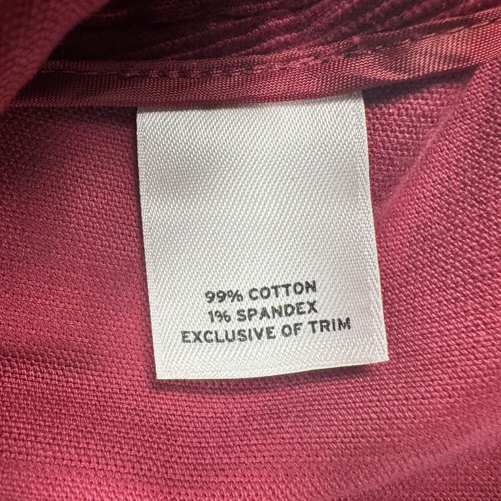 Halogen Women's Pink Corduroy Blazer Jacket Size L Cotton Stretch Career - Picture 3 of 12